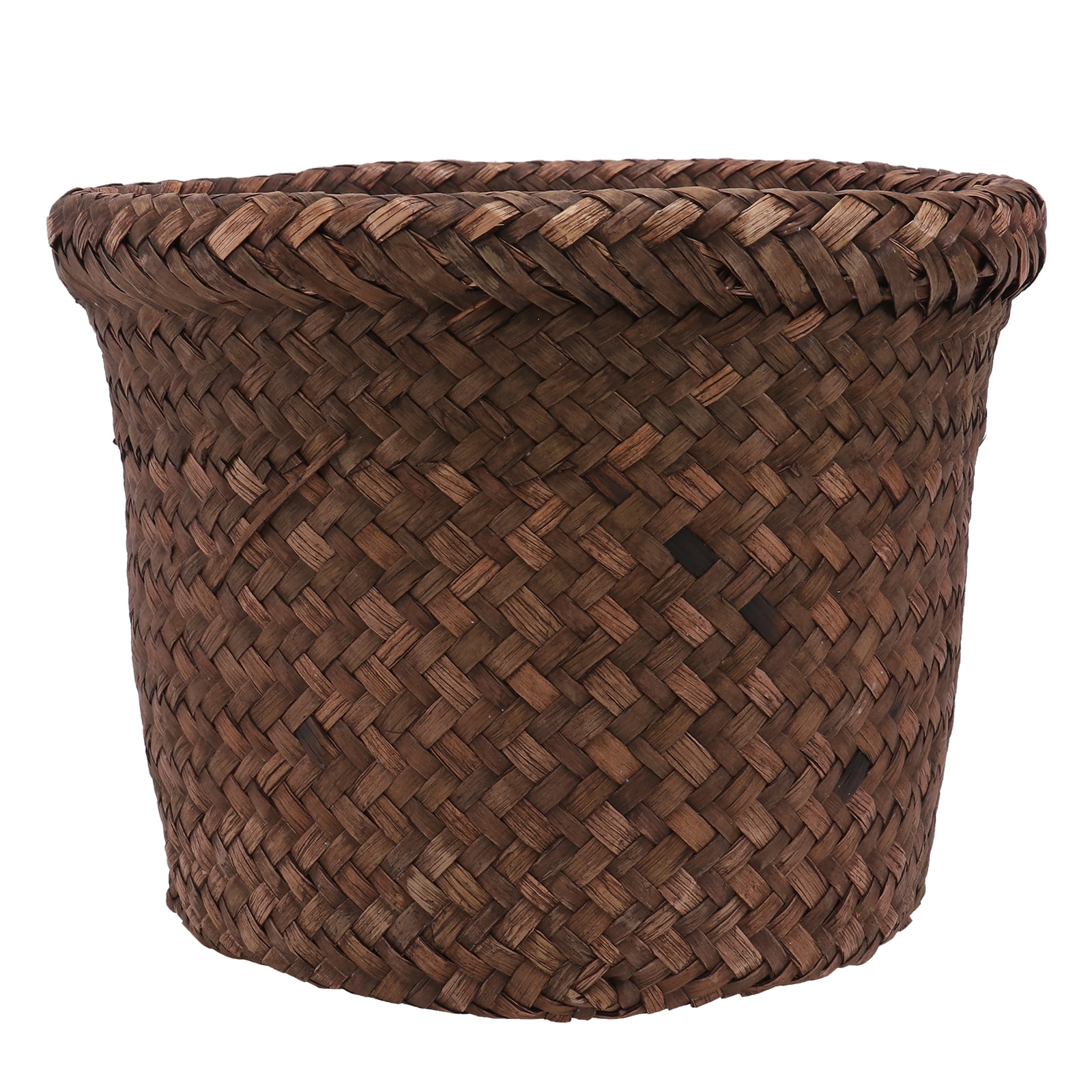 Seagrass Woven Basket Multiuse Woven Storage Basket Waste Basket