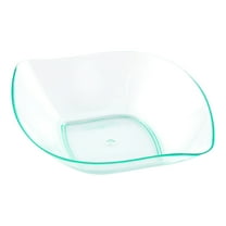 Seagreen Plastic Comma Plate - 3 1/2" x 4 1/2" x 1" - 100 count box