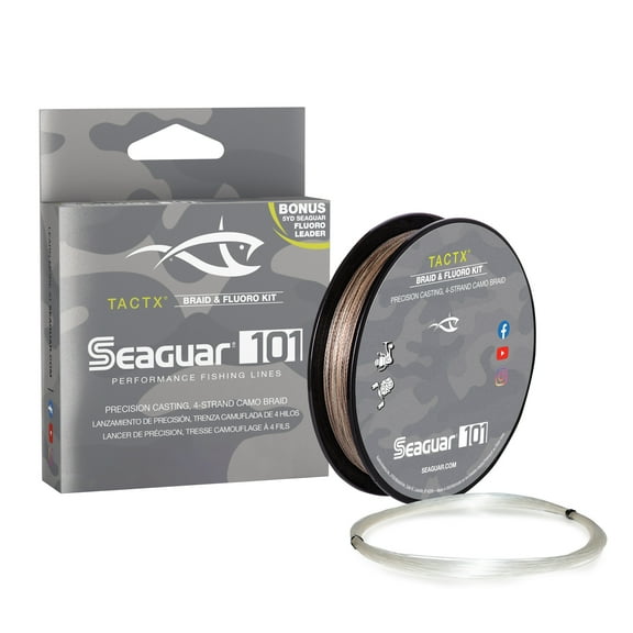 Seaguar 101 TactX Braid 20 lb FluoroLeader 150 yd