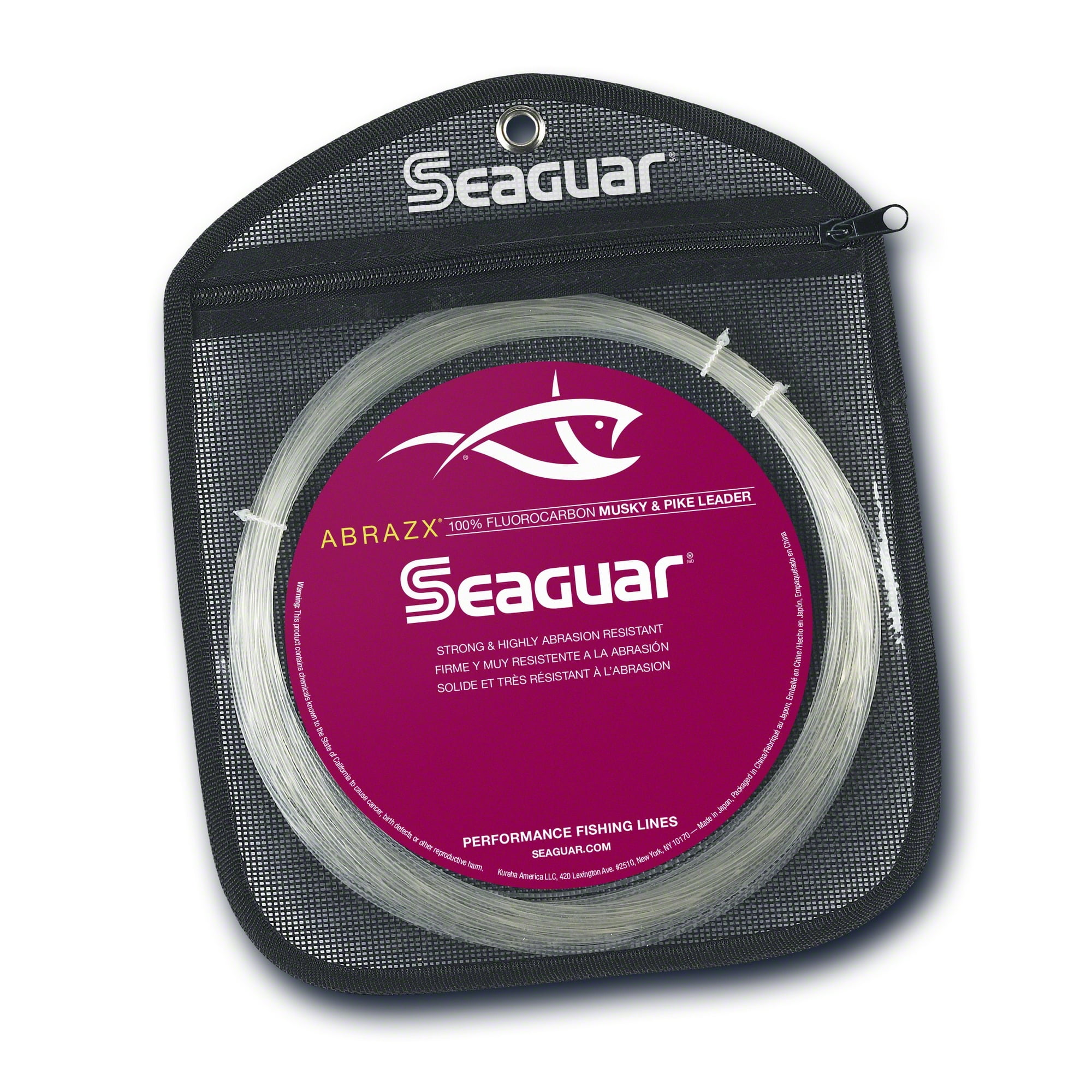 Seaguar Abrazx Fluorocarbon Musky/Pike Fishing Line 25 Yard — Discount  Tackle