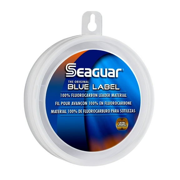 Seaguar Blue Label 100% Flourocarbon Fishing Line (DSF), 10lbs, 50yds Break Strength/Length - 10FC50