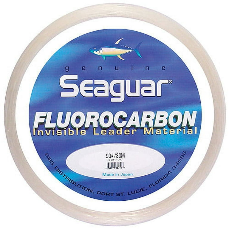 Seaguar Blue Label Big Game 100% Flourocarbon Fishing Line (DSF), 90lbs, 30  meters Break Strength/Length - 90FC30 