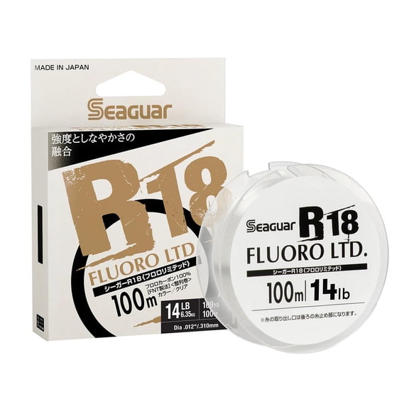 Seaguar JDM R18 Mainline Fluorocarbon Performance Fishing Line 109YD (4lb-10lb)