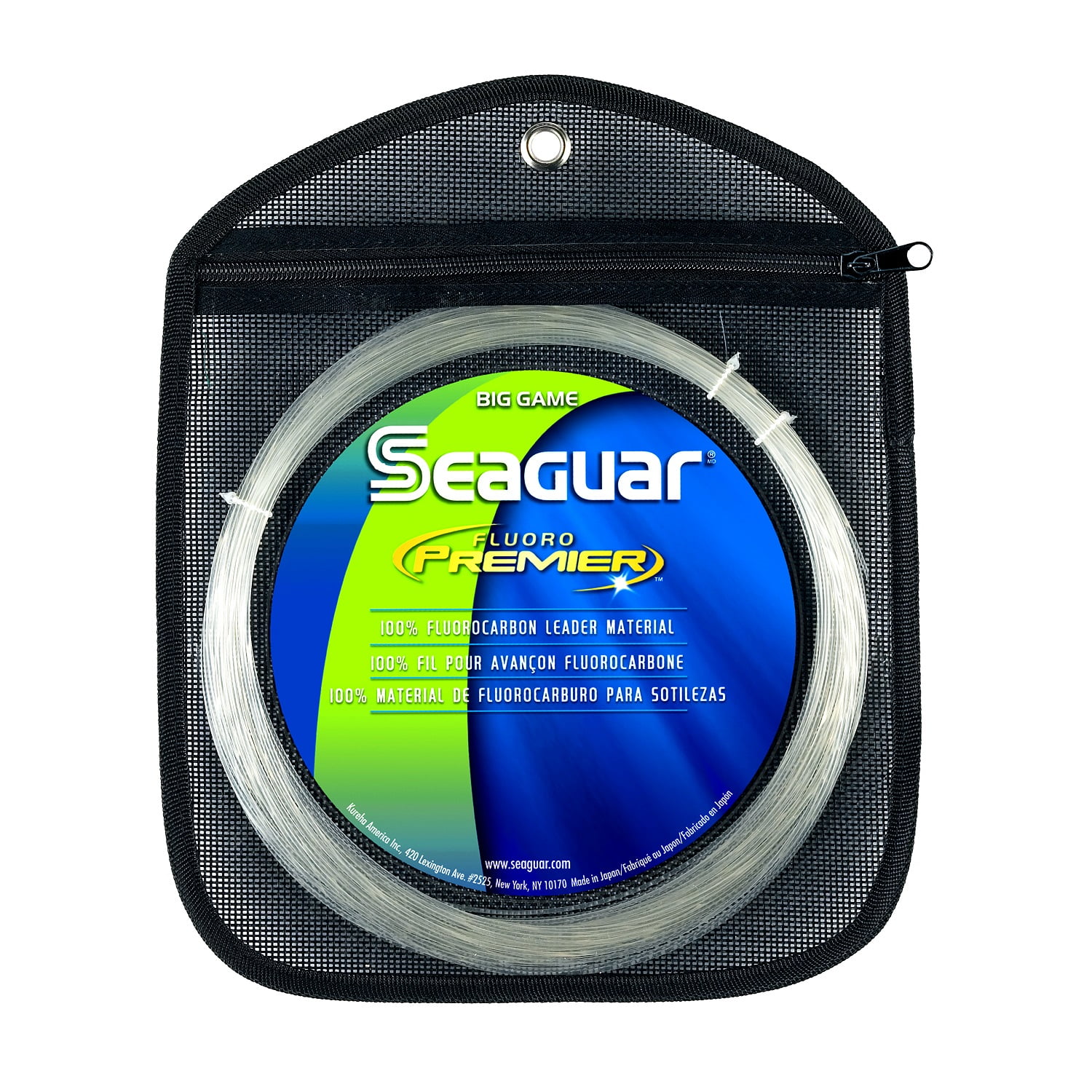 Seaguar Fluoro Premier 100% Fluorocarbon Fishing Line(DSF), 150lbs, 50yds Break Strength/Length - 150FP50