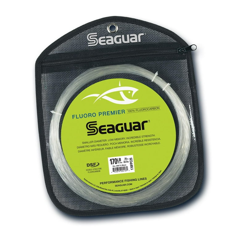 Seaguar Fluoro Premier 25-Yards Fluorocarbon Leader (170-Pounds)