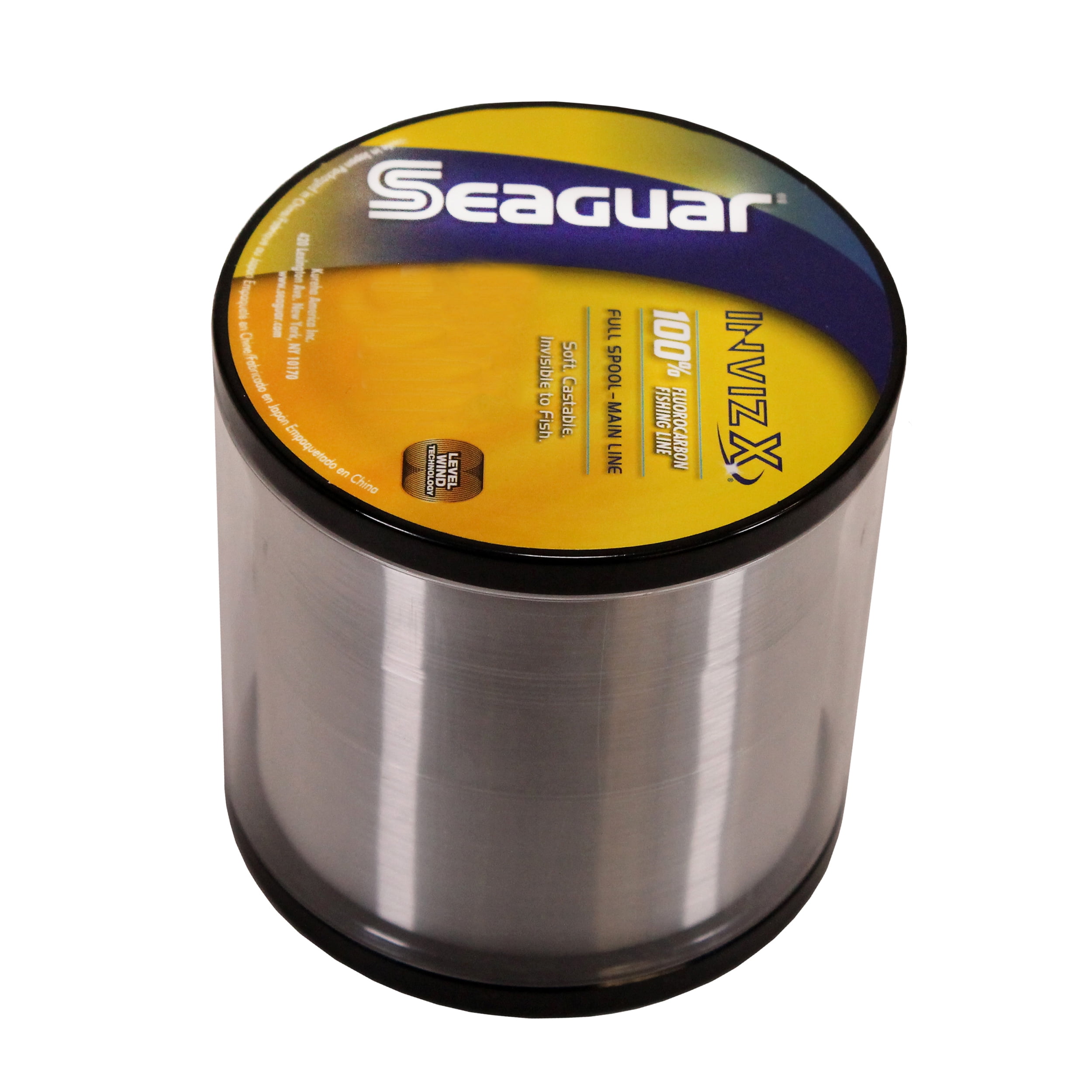 Seaguar InvizX 100% Fluorocarbon Fishing Line 10lbs, 1000yds Break  Strength/Length - 10VZ1000 