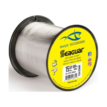 Seaguar InvizX 15 lb Clear 600 yd
