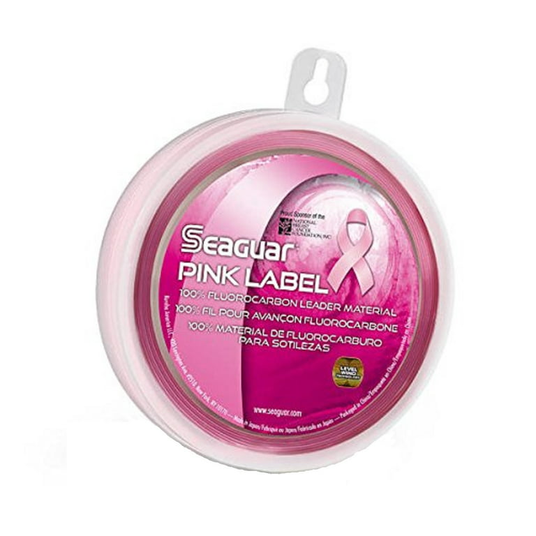 Seaguar Pink Label 100% Fluorocarbon Fishing Line 60lbs, 25yds