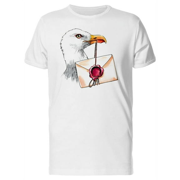 Seagull And A Sealed Letter T-Shirt Men -Image by Shutterstock, Male Small
