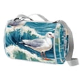 thumbnail image 1 of Seagull Canvas Picnic Mat - Waterproof Beach Blanket for Outdoor Travel and Camping - Portable Lightweight Mat with Carrying Strap for Picnics, Hiking, and BBQs, 1 of 6