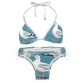 thumbnail image 1 of Seagull Chic Bikini Set with Detachable Sponge & Adjustable Strap | 2-Pack for Versatile Swim Suit Looks, 1 of 6