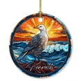 thumbnail image 1 of Seagull Color Ornament Gift for Men Women Seagull Lovers, Personalized Seagull Ornament Christmas 2025, Unique Seagull Animal Xmas Ornaments, Custom Name Seagull Lover Christmas Ornament for Friends, 1 of 6