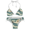 thumbnail image 1 of Seagull Detachable Sponge Adjustable Strap Bikini Set Two-Pack Beachwear Scene Swimsuit, 1 of 6