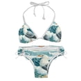 thumbnail image 1 of Seagull Detachable Sponge Adjustable Strap Bikini Set - Two-Pack - Ideal for Beach and Pool Parties, 1 of 6