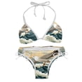 thumbnail image 1 of Seagull Detachable Sponge Adjustable Strap Bikini Set - Two-Pack - Ideal for Beach and Pool Parties, 1 of 6