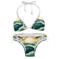 thumbnail image 1 of Seagull Detachable Sponge Adjustable Strap Bikini Set Two-Pack Swimsuits for All Occasions, 1 of 6
