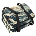 thumbnail image 1 of Seagull Double Layered Insulated Lunch Bag with Two Compartments, Large Capacity, Handheld, 7.1x11.4x16.1 Inches, 1 of 6