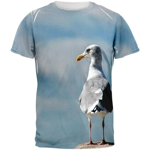Seagull Eastern Point Jay El All Over Sublimated T-Shirt - Medium