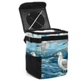 thumbnail image 1 of Seagull Foldable Car Trash Can with Lid, Leak-Proof, and Hanging Storage Bag - Car Trash Bin/Garbage Can, 1 of 6