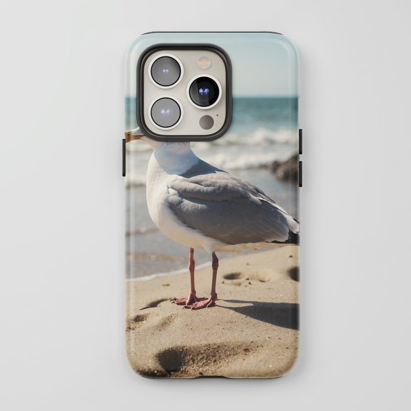 Seagull For All iPhone Series Tough Phone Case Coastal Multicolor