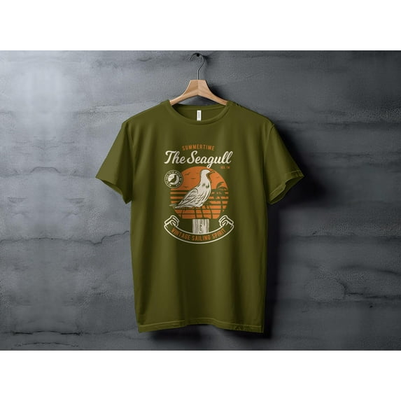 Seagull Gull Bird T-Shirt Tee, Seagull Lovers Gift, Seagull Shirt, Bird Lover Gift, Seagull Tee, Gull Shirt, Gulls T-Shirt