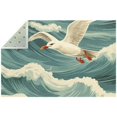 Seagull Kitchen Mat Polyester Floor Mat Comfortable Standing Mat