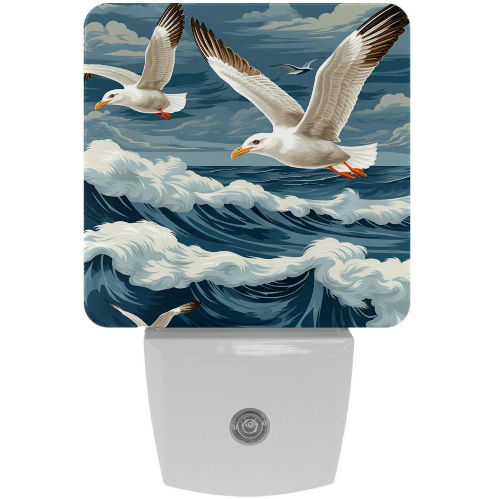 Seagull LED Square Night Lights - Bedside Lighting Solution for a ...