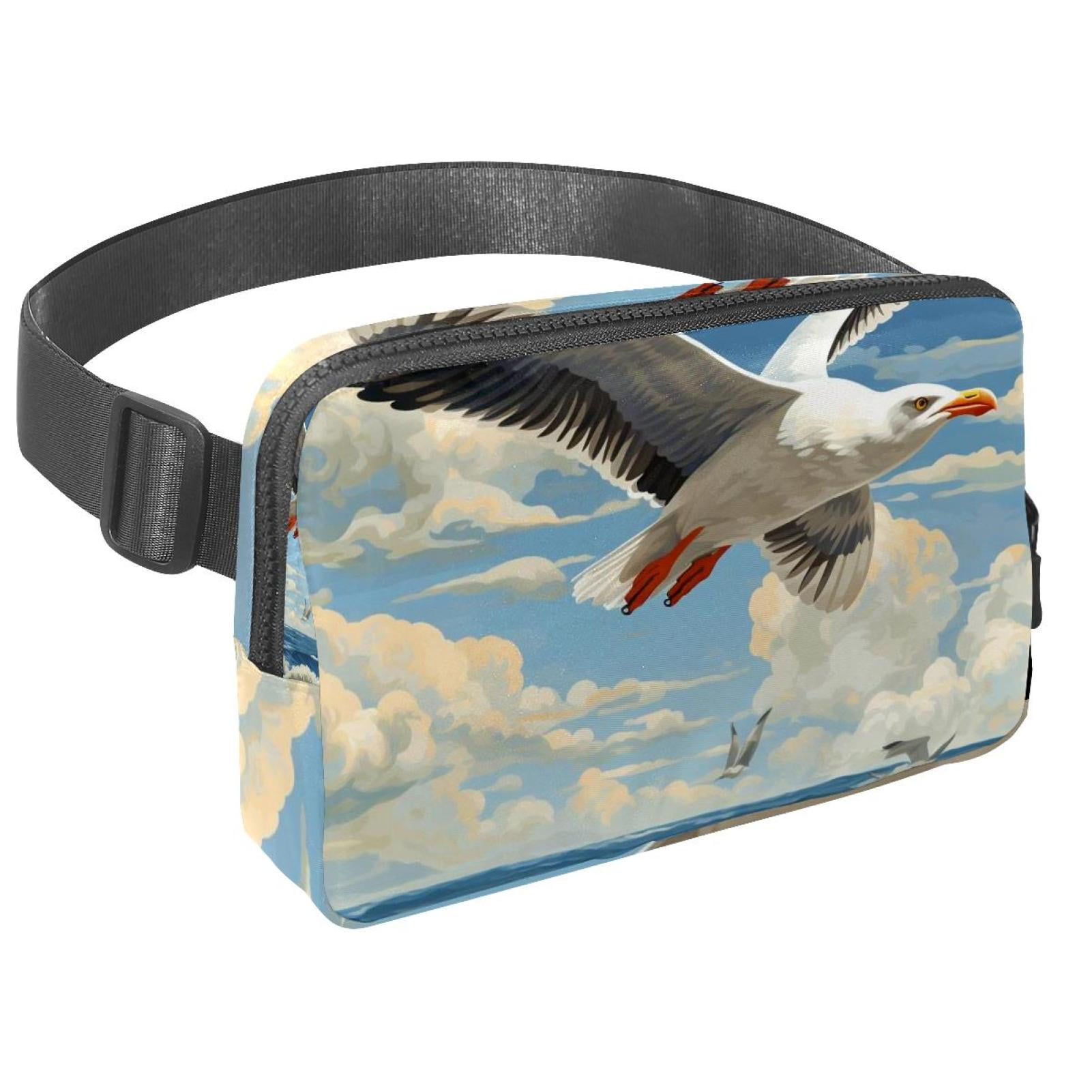 Seagull Lightweight Adjustable Running Belt Bag Fanny Pack Waist Pack with Extension Strap Unisex