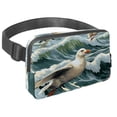 thumbnail image 1 of Seagull Lightweight Adjustable Waist Bag with Extension Strap - Unisex Fanny Pack, 1 of 7
