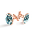 thumbnail image 1 of Seagull Men's Stainless Steel Cufflink Set - Stylish Silver Jewelry for Dress Shirts - Ideal for Formal Events, 1 of 6