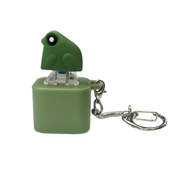Seagull Mine Keychain Sound Button, Funny Seagull & Frog Noise Maker Keychain, Rechargeable Fidget Clicker Stress Relief Desk Toy for Office Gift