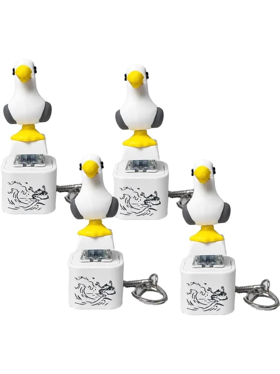 Mine Sound Button Keychain, Rechargeable Fidget Clicker with Real Sound & LED Light, Funny Interactive Desk Stress Relief Toy Gifts for Adults (2 Pcs)