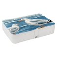 thumbnail image 1 of Seagull PU Leather Jewelry Organizer with Removable Compartment, Portable Decorative Box, Storage Box, and Earring Organizer, 1 of 6