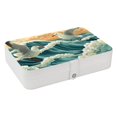 thumbnail image 1 of Seagull PU Leather Necklace Organizer Decorative Box with Removable Compartment Portable Necklace Holder, 1 of 6