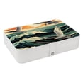 thumbnail image 1 of Seagull Portable PU Leather Jewelry Organizer Box with Removable Compartment, 1 of 6