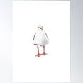 thumbnail image 1 of Seagull Poster Wall Art, Modern Wall Decor For Living Room Bedroom, 12x18 UNFRAMED, 1 of 2