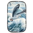 thumbnail image 1 of Seagull Printed Furry Soft 12.5x8.2 Inch Car Armrest Cover Accessory, 1 of 6