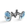 thumbnail image 1 of Seagull Sophisticated Stainless Steel Men's Cufflinks Set for Formal Attire, Made of Stainless Steel, Ideal for Business Meetings and Weddings, 1 of 6