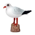 thumbnail image 1 of Seagull Statue Nautical Bird Figurine Desktop Ornament Unique Home Garden Decoration Animal Model Shelf Table Display, 1 of 4