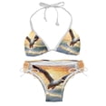 thumbnail image 1 of Seagull Swimsuit Women Bikini Set Two-Pack Detachable Sponge Adjustable Strap for Swimming Suits Beachwear, 1 of 6