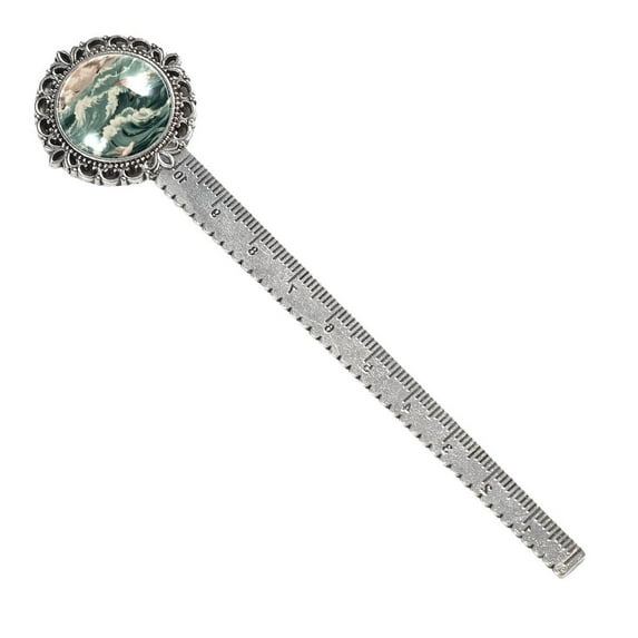 Seagull Vintage Silver Lace-Edged Bookmark - Book Accessories for Readers and Book Lovers