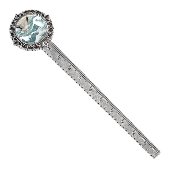 Seagull Vintage Silver Lace-Edged Bookmark: a Delightful Gift for Book Lovers, for Bookmarks and Other Book Accessories