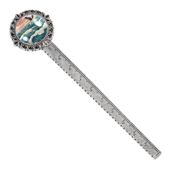 Seagull Vintage Silver Lace-Edged Bookmark: a Gift for Readers and Book Lovers