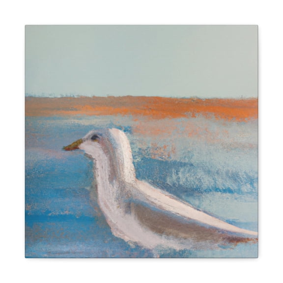 Seagull in Flight - Canvas
