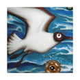 thumbnail image 1 of "Seagull in Heaven's Light" - Canvas, 1 of 25