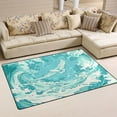 thumbnail image 1 of Seagulls and Waves Soft Polyester Area Rug 31''x20'', Non Slip, Memory Foam, Water Absorbent, 1 of 7