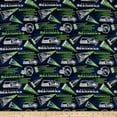 thumbnail image 1 of Seahawks Flag Cotton Fabric, 1 of 1