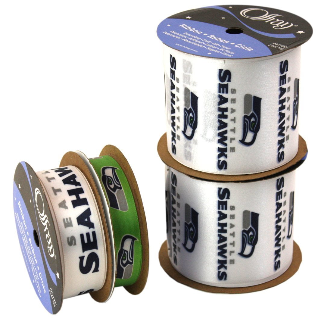 Seahawks Printed Ribbon 4 Pack