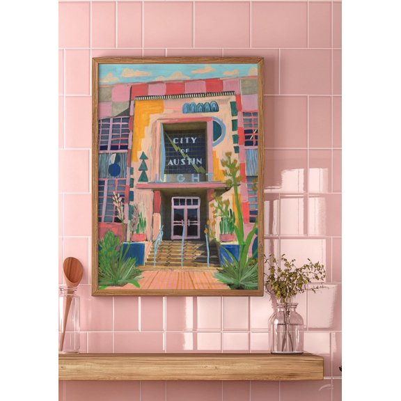 Seaholm Power Plant Austin Wall Decor