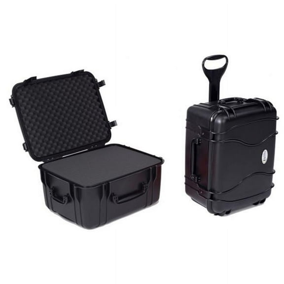 Seahorse 1220 Large Wheeled Case with Foam- Black